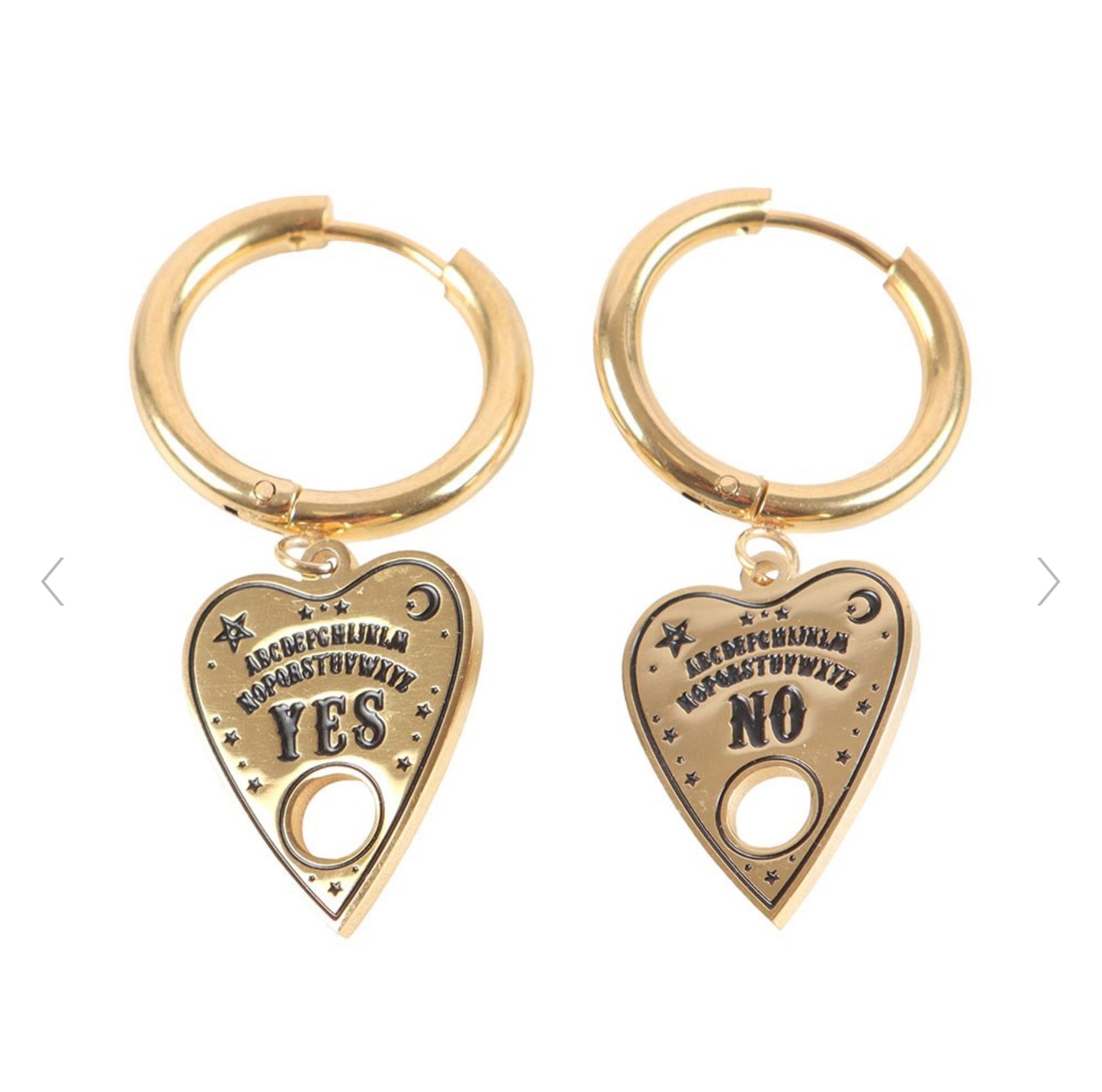 Ouija Board Planchette Earrings