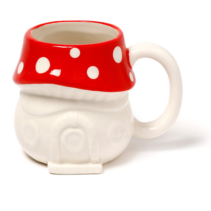 Fairy Toadstool House Shaped Mug