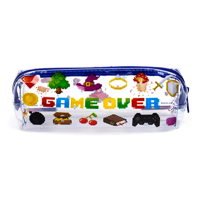 Game Over Clear Pencil Case