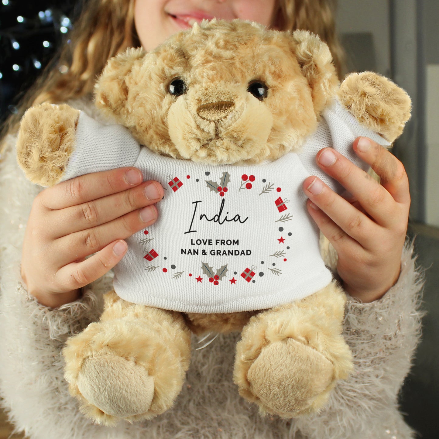 Personalised Christmas Teddy Bear