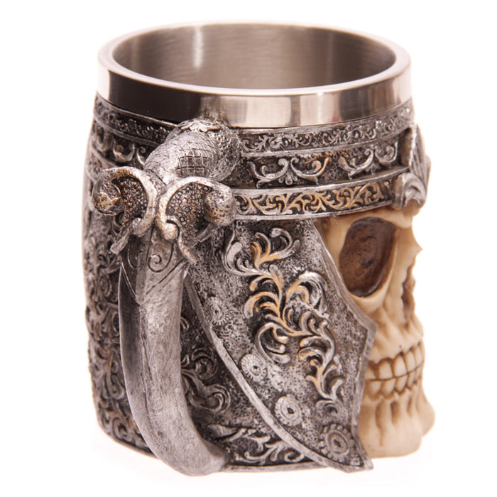 Decorative Skull Warrior Tankard