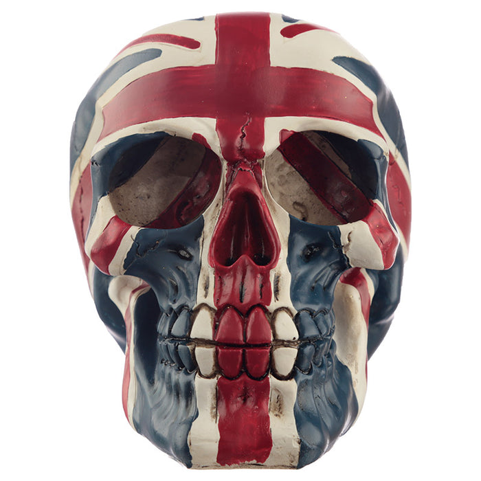 Union Jack Skull Ornament