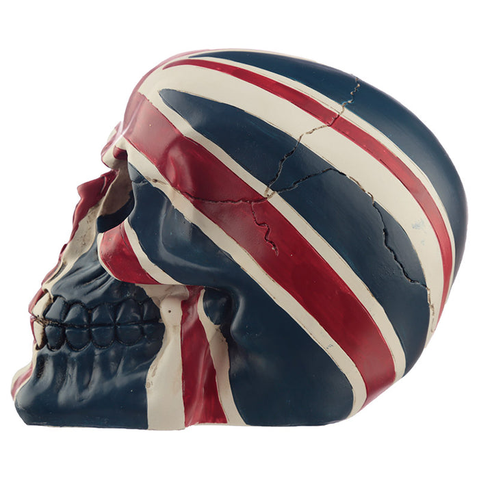 Union Jack Skull Ornament