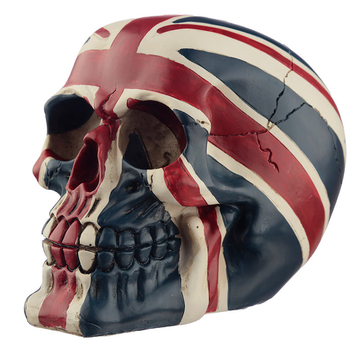 Union Jack Skull Ornament