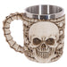 Decorative Multi Skull with Skull Emblem Tankard