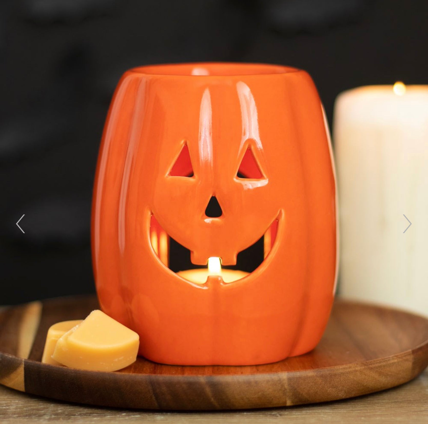 Jack-o'-Lantern Pumpkin Oil Burner and Wax Warmer