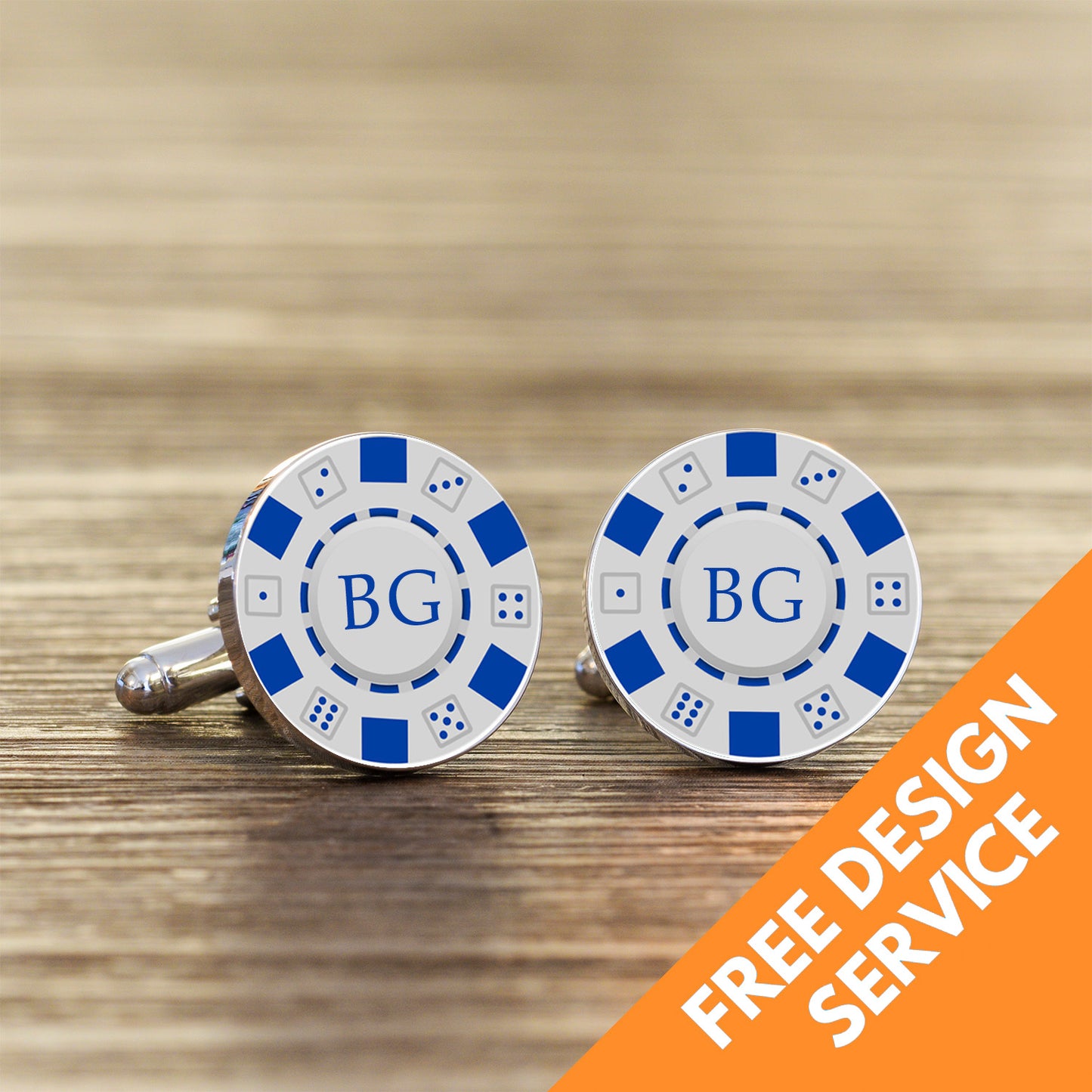 Bespoke Corporate Logo Round Cufflinks