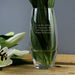 Personalised Engraved Glass Bullet Vase