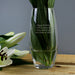 Personalised Engraved Glass Bullet Vase