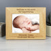 Personalised Custom Landscape Oak Finish Photo Frame - 5x7