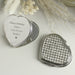 Personalised Diamante Heart Shaped Compact Mirror