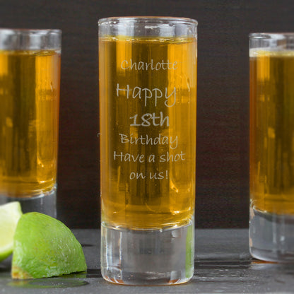 Personalised Engraved Shot Glass