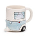 Caravan Ceramic Shaped Blue Mug