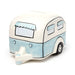 Caravan Shaped Ceramic Blue Money Box