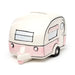 Caravan Shaped Ceramic Pink Money Box