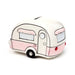 Caravan Shaped Ceramic Pink Money Box