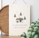 Good Friends and Great Adventures Caravan Hanging Sign