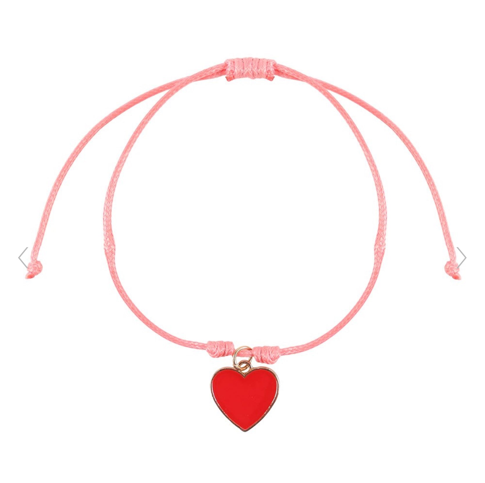 Pair of Besties Friends Enamel Heart Charm Bracelets