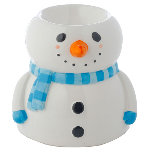 Ceramic Snowman Shaped Christmas Oil Burner