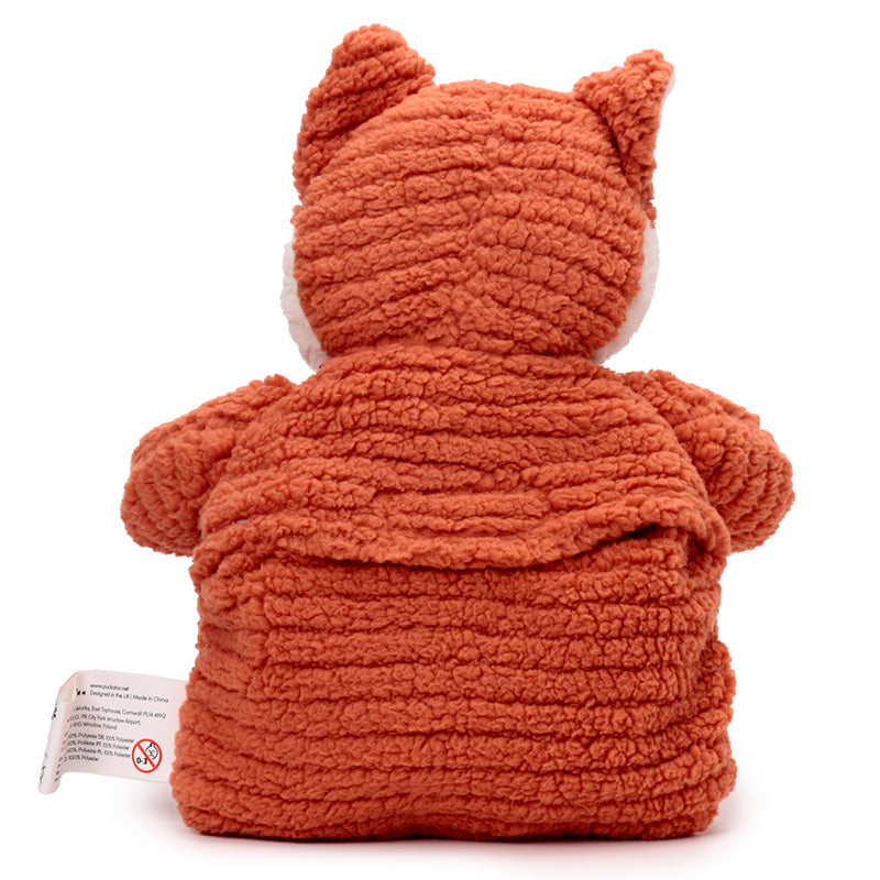 Kids Microwavable Fox Plush Wheat and Lavender Heat Pack