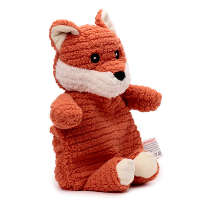 Kids Microwavable Fox Plush Wheat and Lavender Heat Pack