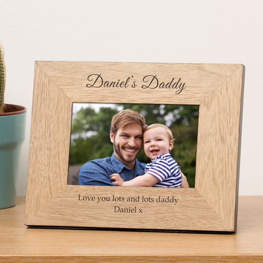 Personalised My Daddy Wood Photo Frame