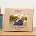 Personalised Dad Love You Always Wood Photo Frame