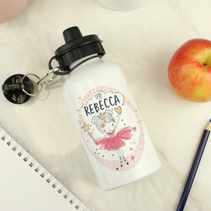 Personalised Fairy Design Drinks Bottle