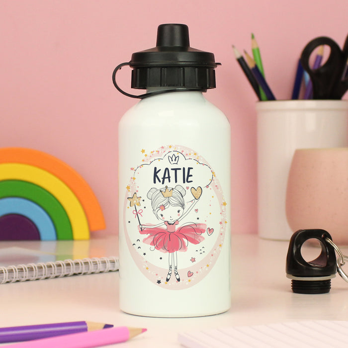 Personalised Fairy Design Drinks Bottle