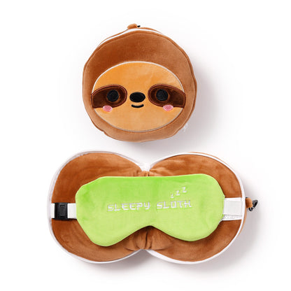 Sloth Relaxeazzz Travel Pillow & Eye Mask Set 