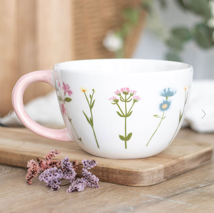 Blooming Lovely Floral Pattern Mug