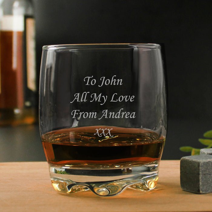 Personalised Whisky Tumbler Glass