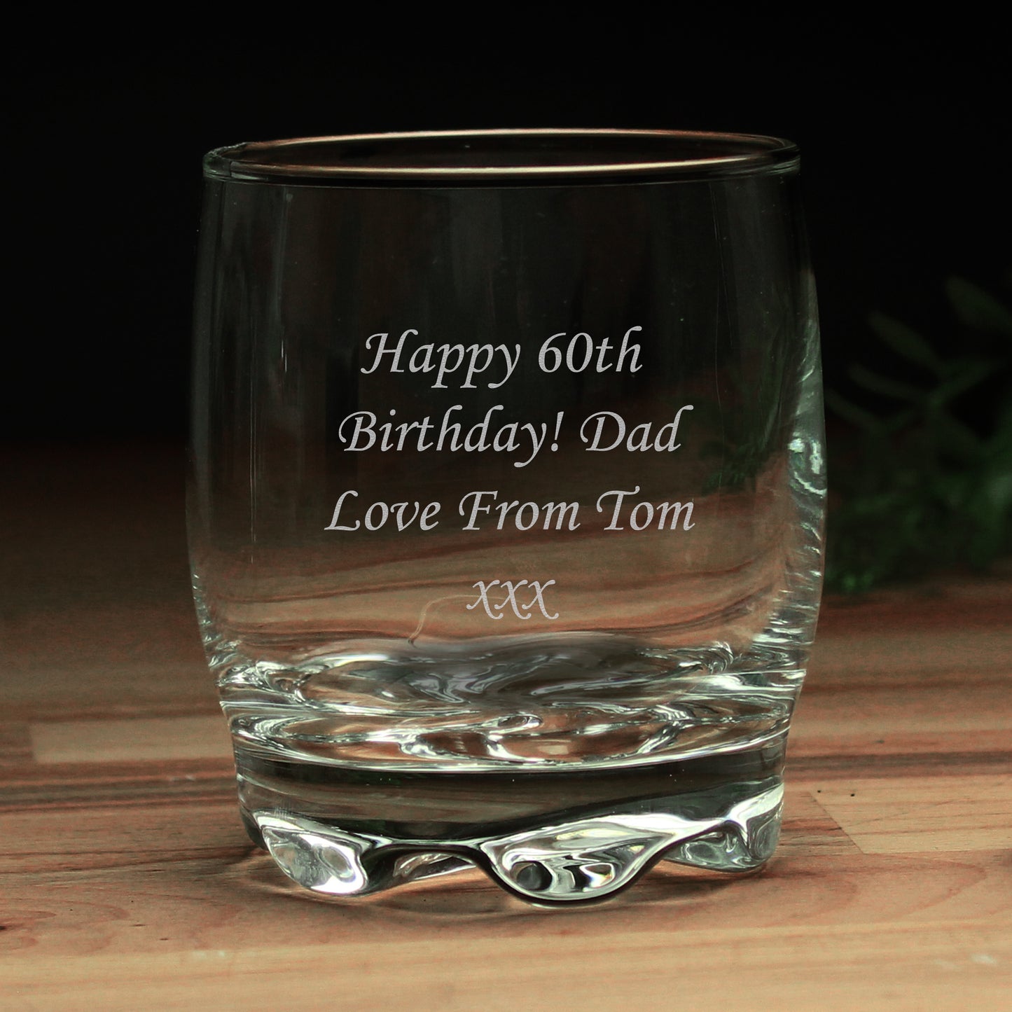 Personalised Whisky Tumbler Glass