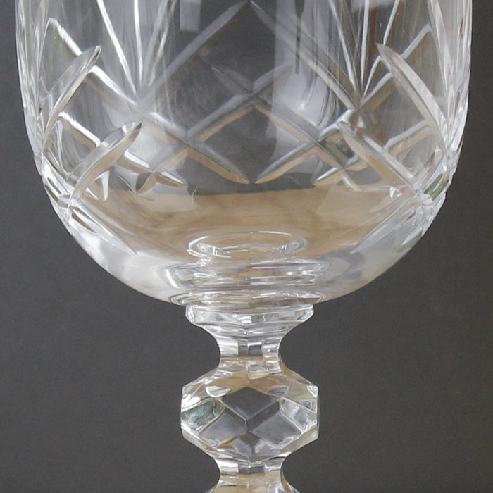 Engraved Birthday Age Cut Crystal Wine Glass