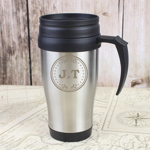 Personalised Monogram Thermal Travel Mug