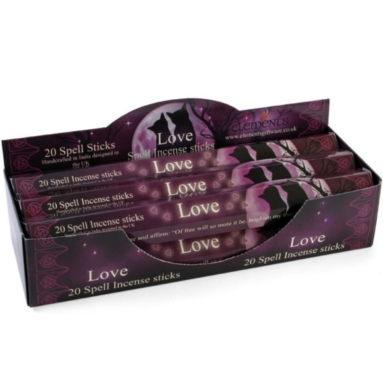 6 Packs of Love Spell Incense Sticks by Lisa Parker