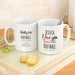 Personalised I Love You More Than Football Mug