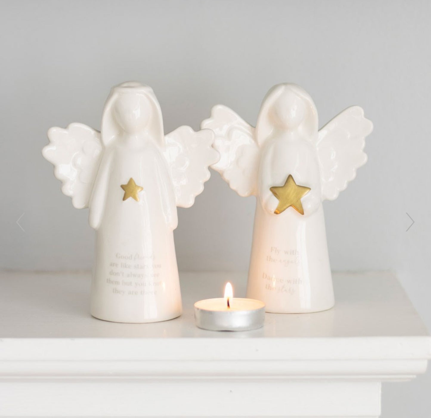 Fly With The Angels Sentiment Angel Ornament