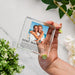 Soulmate Photo Upload Crystal Glass Ornament