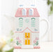 Pastel House Shaped Teapot