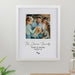 Personalised Pet Photo Upload White Framed Print Wall Art