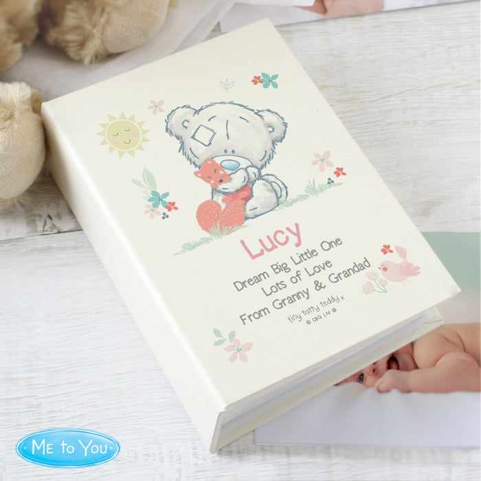 Personalised Tiny Tatty Teddy Woodland Animal Photo Album 6x4