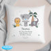 Personalised Tiny Tatty Teddy Jungle Animals Cushion