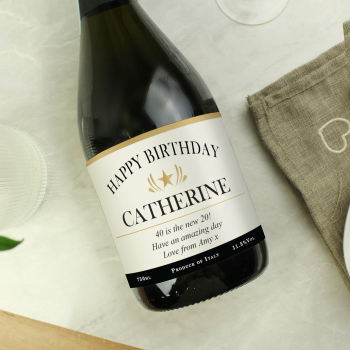 Personalised Classic Prosecco Bottle
