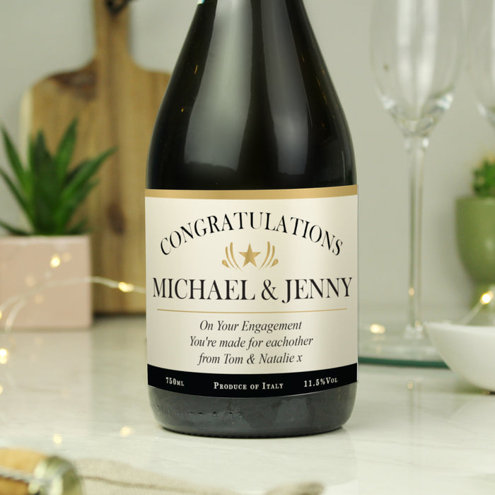 Personalised Classic Prosecco Bottle