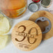 Personalised 30th Birthday Bamboo Bottle Opener Coaster