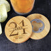 Personalised 21st Birthday Bamboo Bottle Opener Coaster