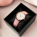 Engraved Christening Pink Watch