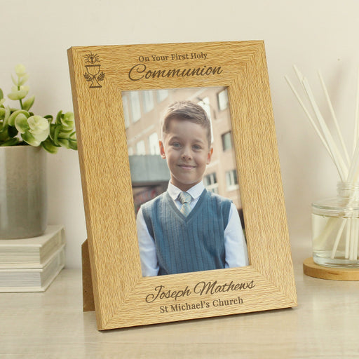 Engraved Holy Communion Photo Frame - 6x4