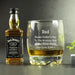 Personalised Tumbler Glass and Jack Daniels Miniature Gift Set